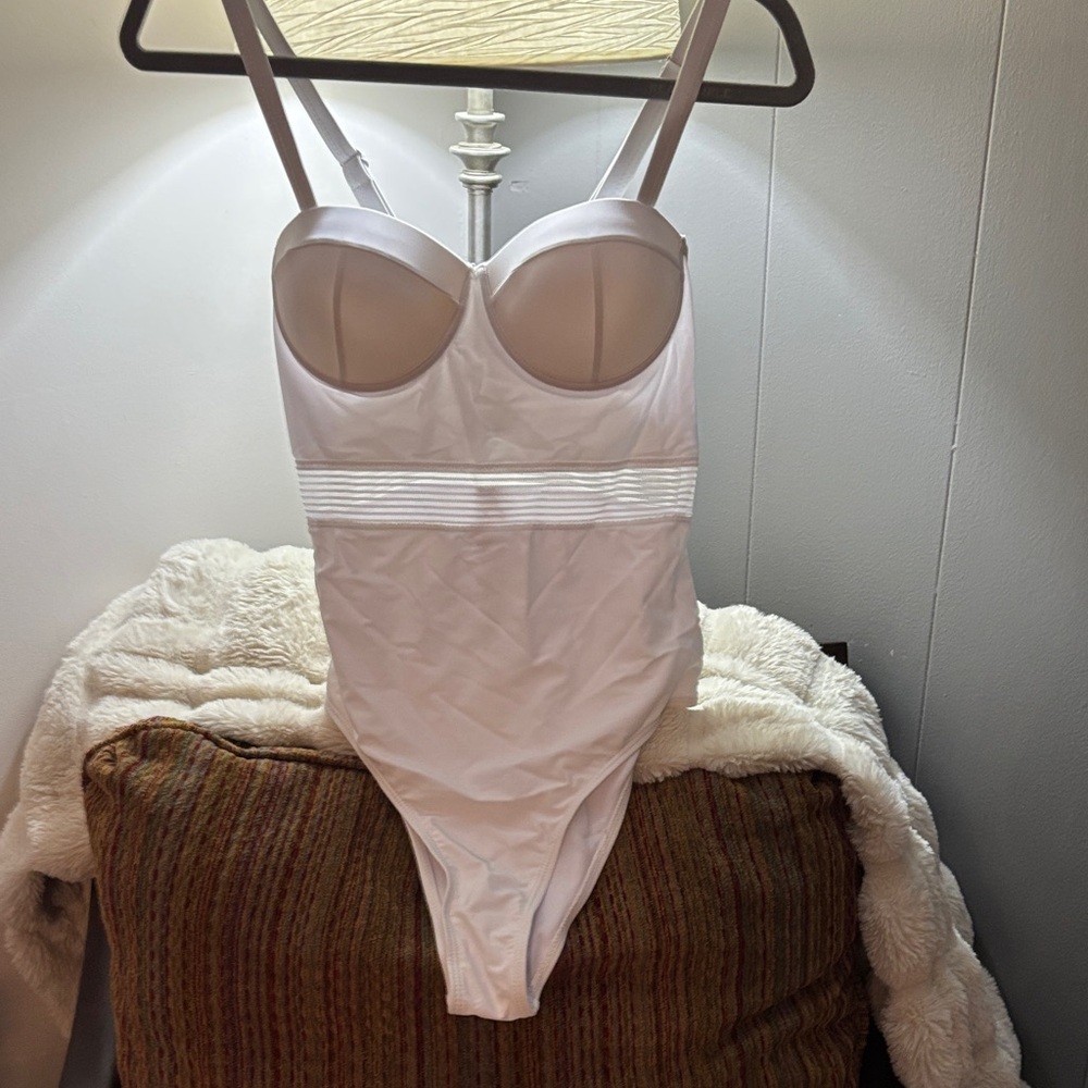 White One-Piece Swimsuit